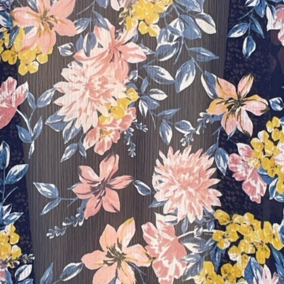 Xhilaration Floral Midi Length Kimono Size XXL - Picture 7 of 9